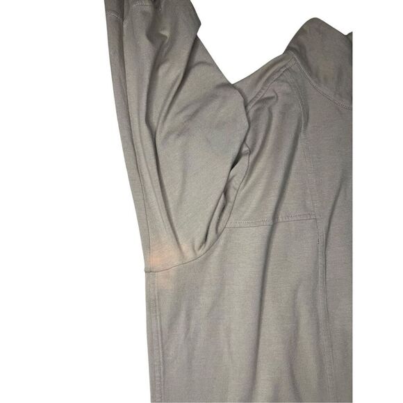 Eileen Fisher Women’s Large Jacket Beige Full Zip Snap Front Organic Cotton - Picture 7 of 7